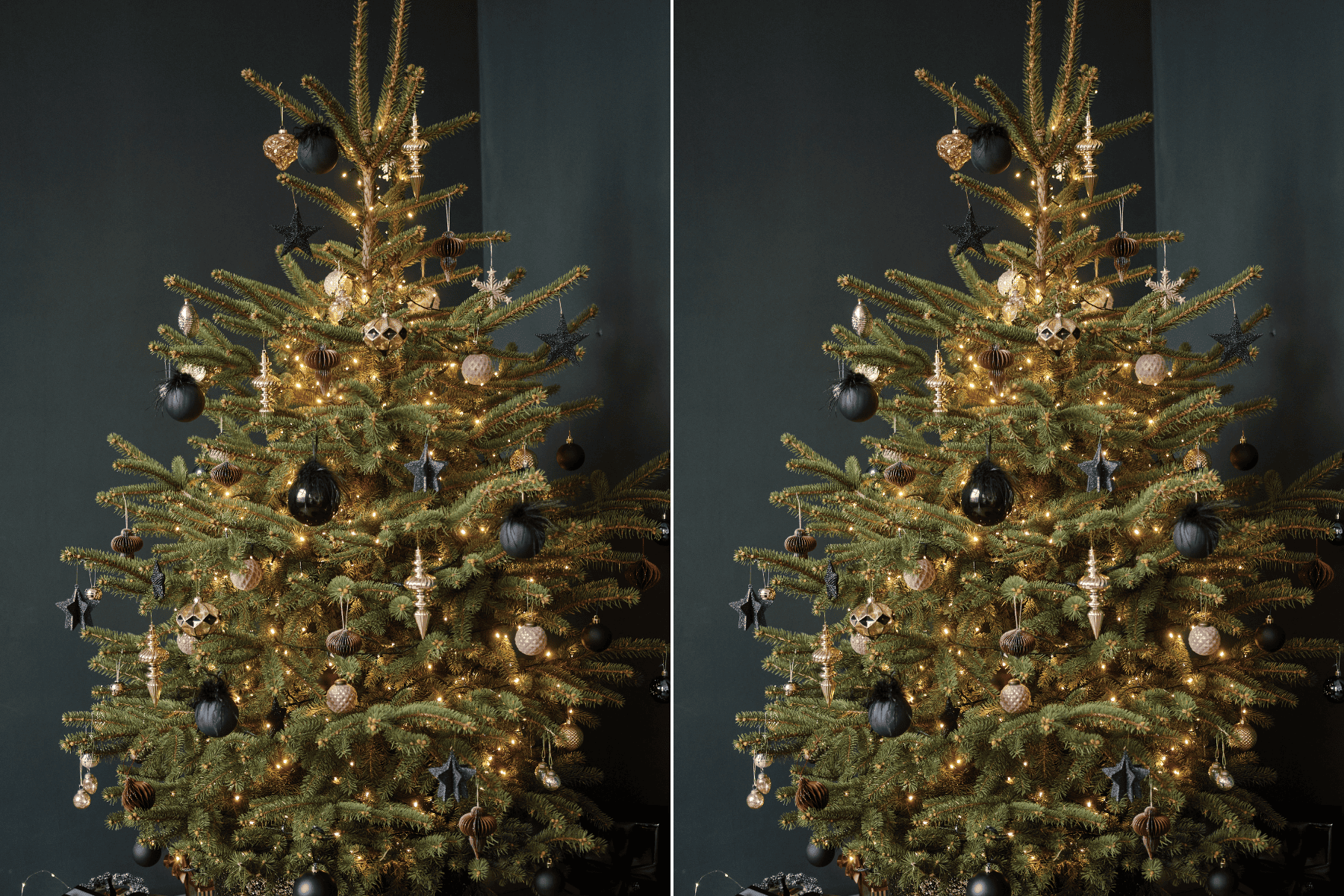 how to decorate a christmas tree to look full