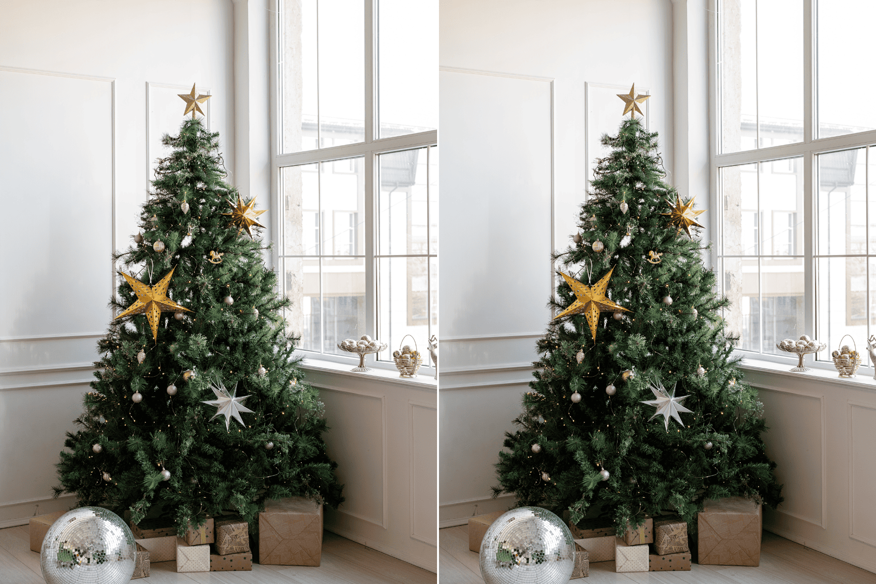 pictures of decorated christmas trees