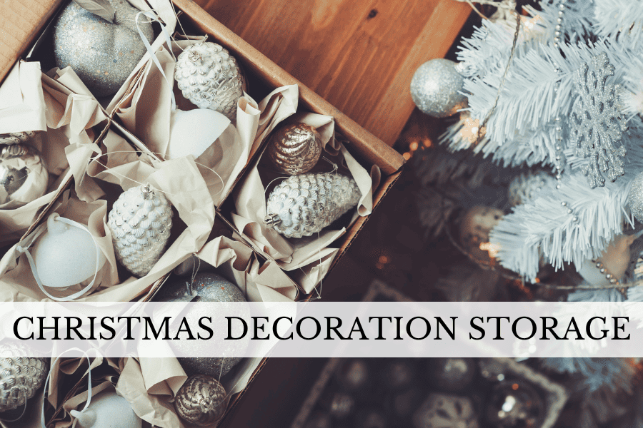 christmas decoration storage