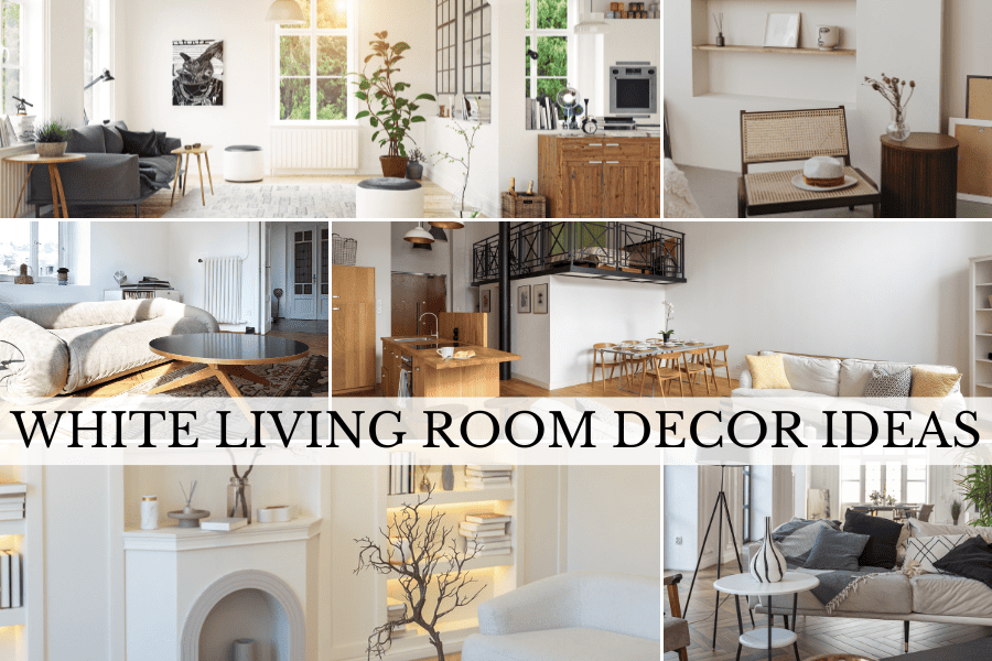 white living room decor ideas