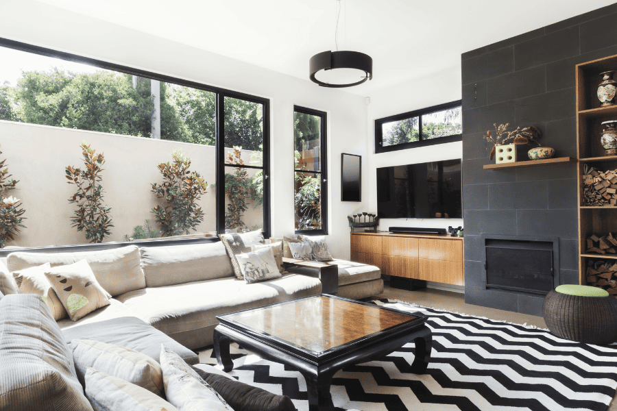 modern white living room decor ideas