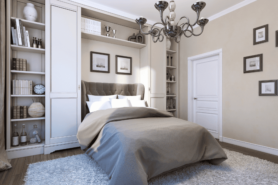 neutral bedroom ideas with grey bed