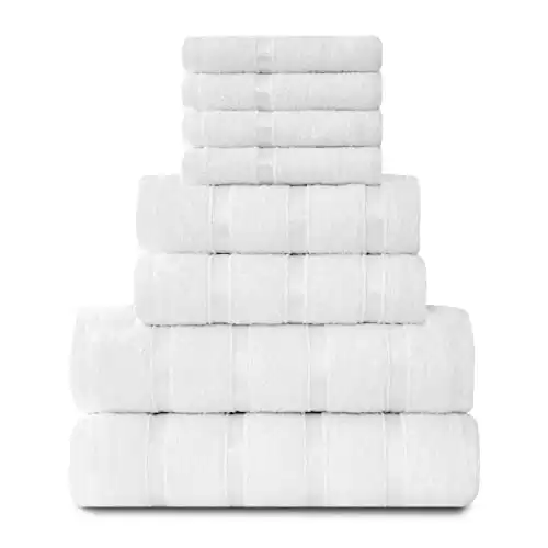 8 Piece Egyptian Cotton Towels