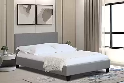 Light Grey Modern Bed Frame