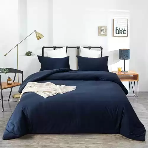 Navy Blue Comforter Set