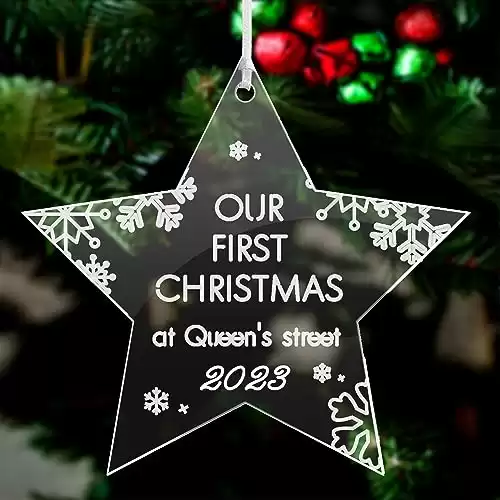 Engraved Acrylic Xmas Decoration