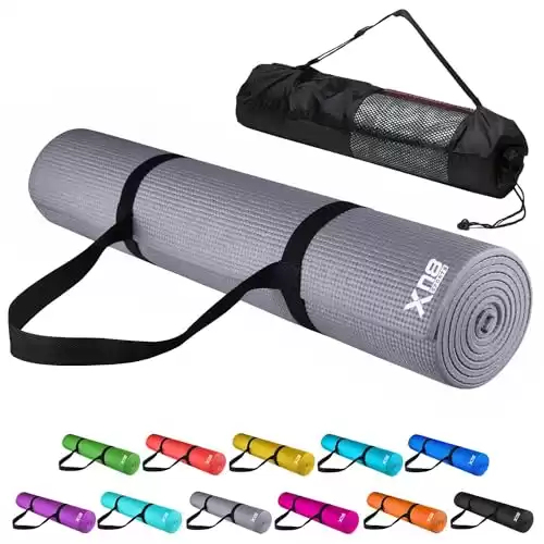 Non-Slip Yoga Mat w/ Handle