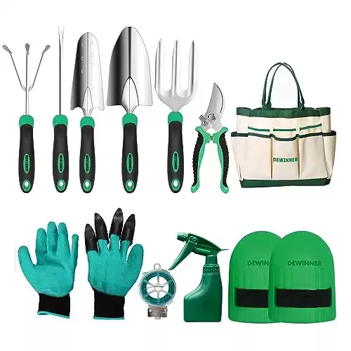 Garden Tool Set with Storage Bag