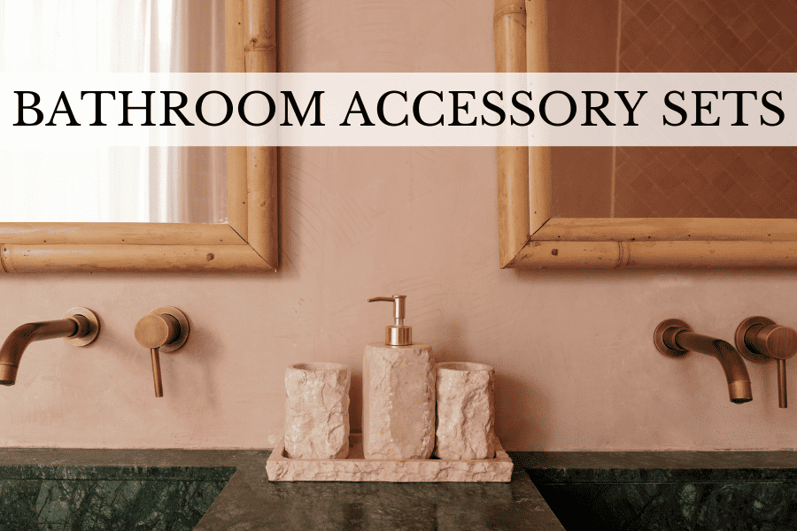 bathroom accessory sets