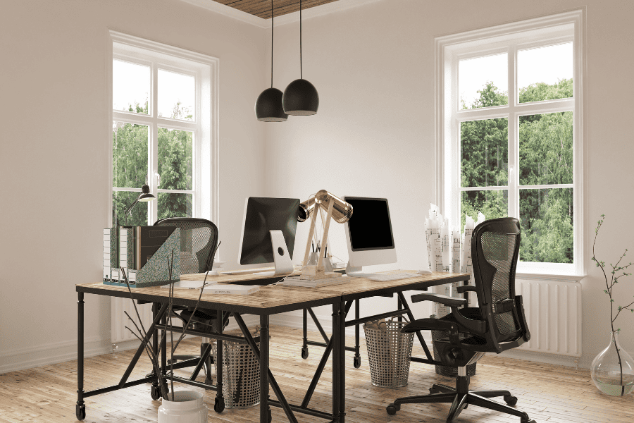 modern office design ideas for small spaces