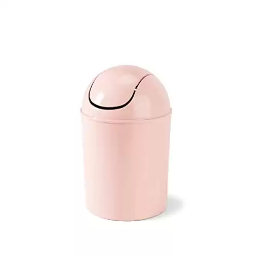 1.25-Gallon Mini Waste Can w/Swing-Top Lid