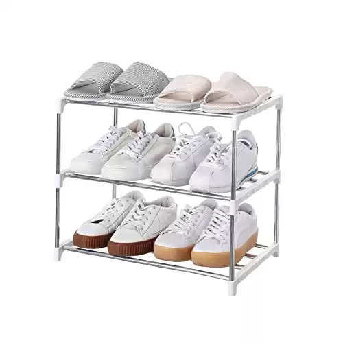 3-Tier Stackable Shoe Rack