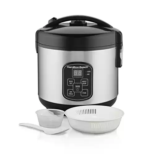 Hamilton Beach Digital Programmable Rice Cooker & Food Steamer