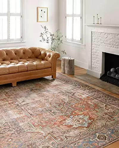 Terracotta Area Rug