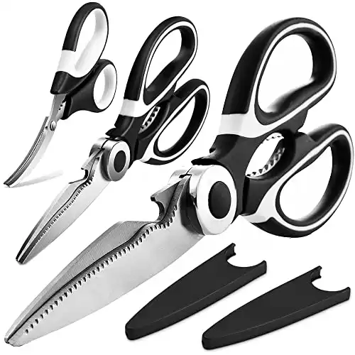 3 Pack Food Grade Kitchen Scissors