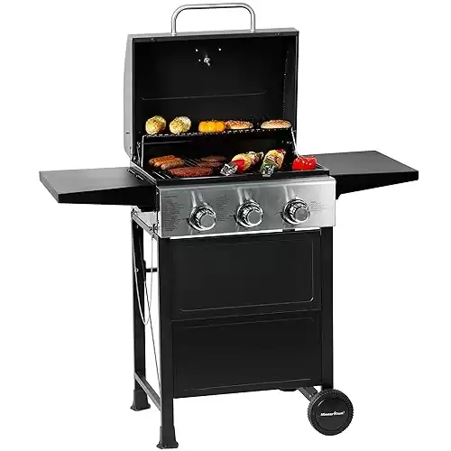 MASTER COOK 3 Burner BBQ Propane Gas Grill