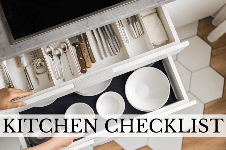 kitchen checklist