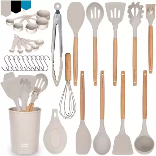 33 Piece Silicone Utensils Set