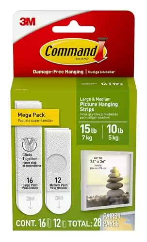 Command Medium & Large Strips