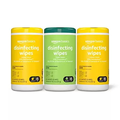 Amazon Basics Disinfecting Wipes