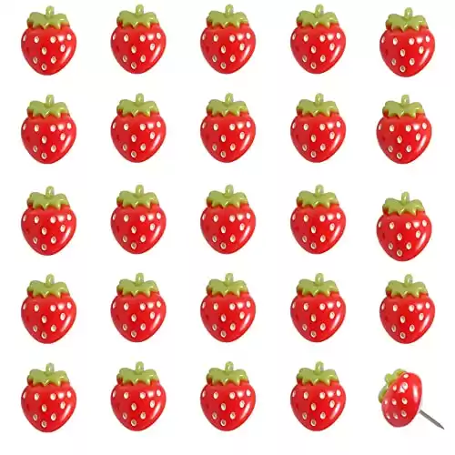 Strawberry Push Pins