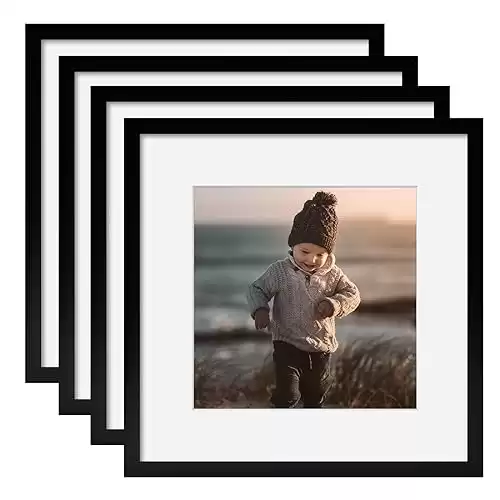 Set of 4 Black Picture Frames