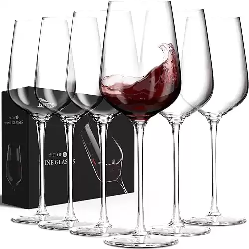 Red & White Wine Glasses Set