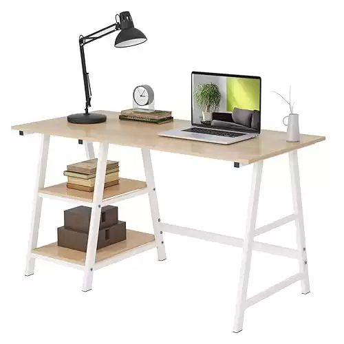 White Oak A-Frame Desk