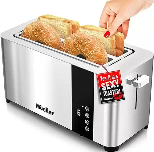 4 Slice Stainless Steel Toaster