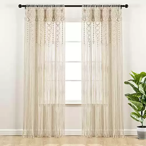 Boho Macrame Curtains