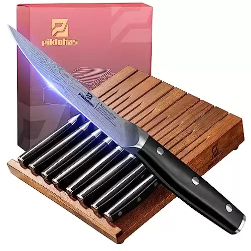 Steak Knives with Drawer Organizer