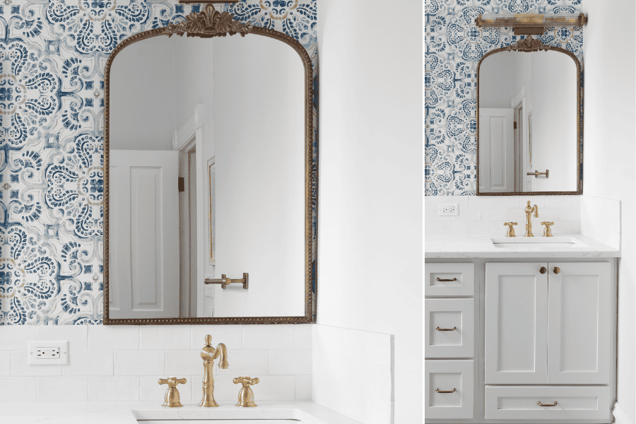 small powder room