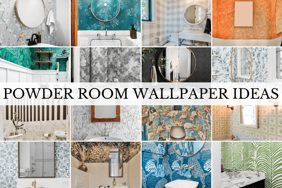 powder room wallpaper ideas