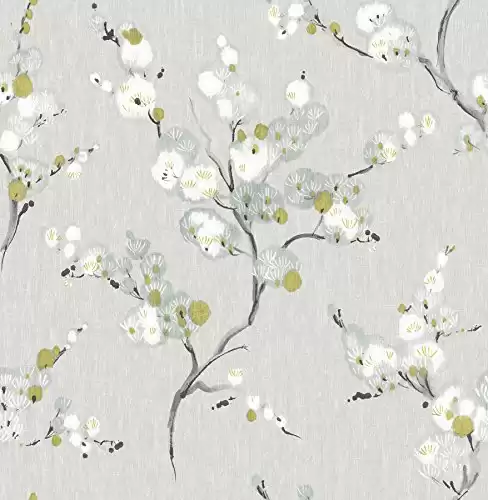 Grey Blossom Wallpaper