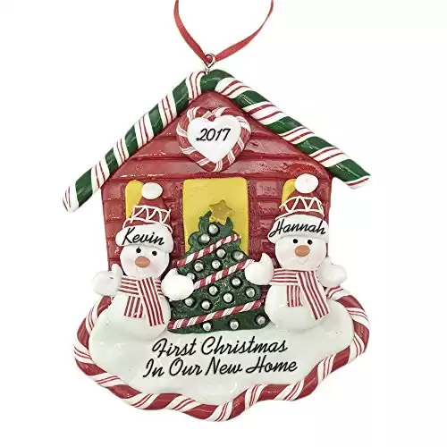 First Christmas Personalized Snowman Ornament