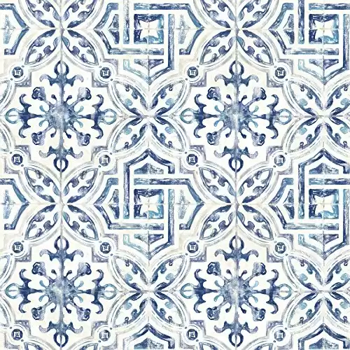 Blue Tile Wallpaper